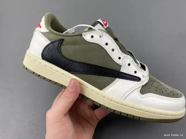 Cheap LOW SCOTT DM7866-200 X MEDIUM JORDAN TRAVIS OG AIR OLIVE 1 0607